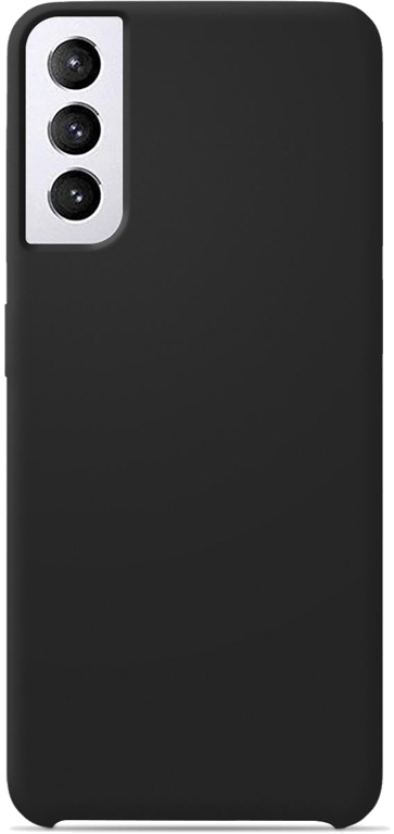 Coque silicone unie compatible Soft Touch Noir Samsung Galaxy S21 Plus