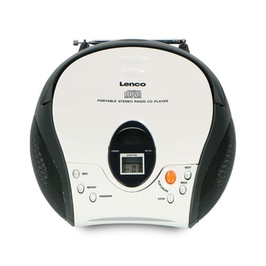 Radio stereo FM portatile con lettore CD e antenna telescopica