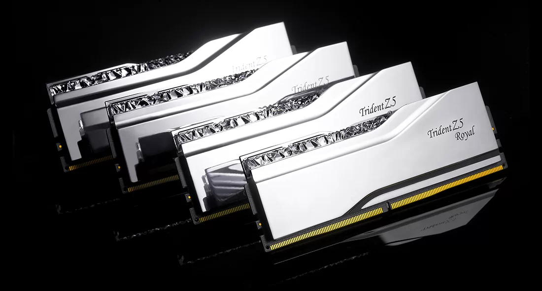 G.Skill Trident Z5 Royal 96 Go 2 x 48 Go DDR5 6400 MHz CL32 - vue 4