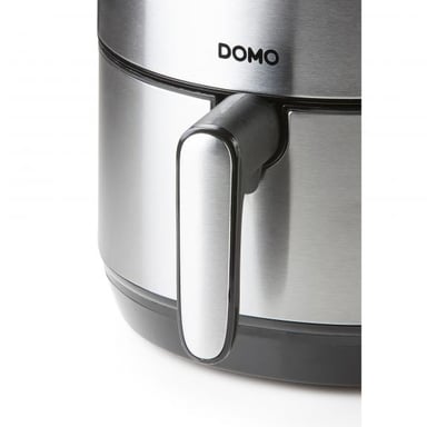 Domo DELI FRYER XL Sencillo 4 L Independiente Freidora de aire caliente Negro, Acero inoxidable