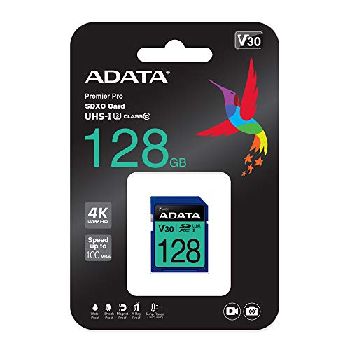 ADATA ASDX128GUI3V30S R mémoire flash SDXC UHS I Classe 10 Neuf - vue 2
