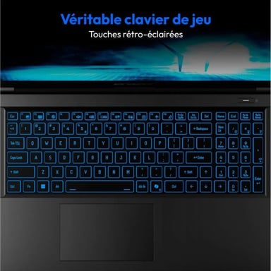 Notebook Gamer Crawler E50i MD62654 - Windows 11 - 15,6 FHD IPS 144Hz - RTX 4050 - Core i5-12450H - RAM 16Go - SSD 512Go