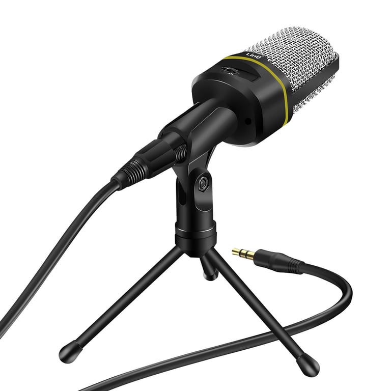 Microphone de Bureau branchement Jack 3.5mm avec Support Neuf