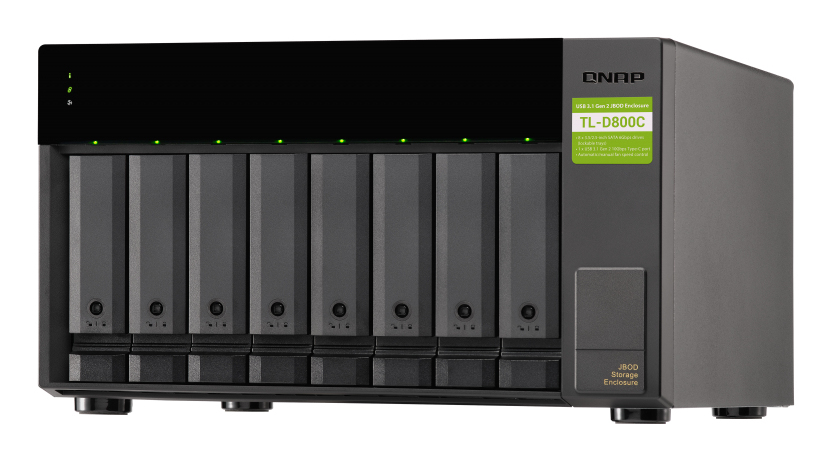 QNAP TL D800C - vue 3