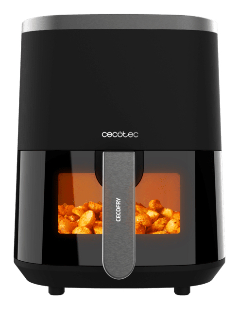Cecotec Cecofry Fantastik Window 4000 Unique 4 L Autonome 1400 W Friteuse d'air chaud Noir - Neuf