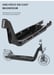 Patinete eléctrico para adultos con potente motor de 500 W, scooter eléctrico de cercanías, hasta 25 km/h, alcance de 40 km, freno de disco delantero y trasero y neumáticos de aire de 10 pulgadas