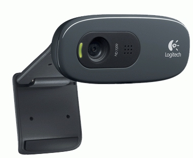 Logitech HD C270 webcam 3 MP 1280 x 720 pixels USB 2.0 Noir, Gris - Neuf Gris - vue 2