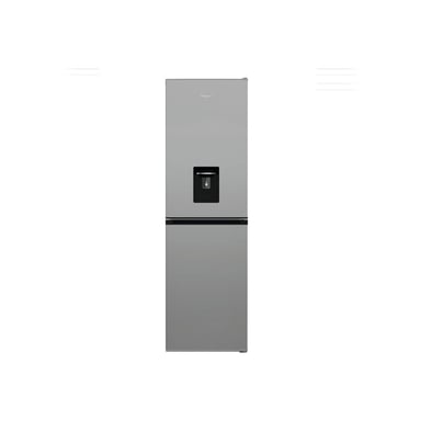 Réfrigérateur combiné Hotpoint HPKH1261WS5 268 L No Frost avec distributeur d'eau manuel Argent - Neuf