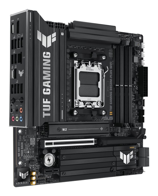 ASUS TUF GAMING B850M PLUS WIFI - vue 3
