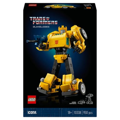 LEGO Icons Transformers Bumblebee 10338 Set - Modelo Coleccionable para Adultos