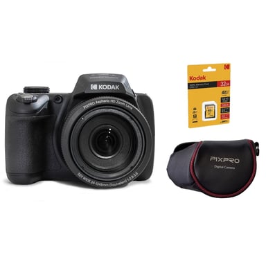Appareil photo bridge Kodak AZ 528 MB 8 16,35 MP Zoom optique 52x Full HD Noir