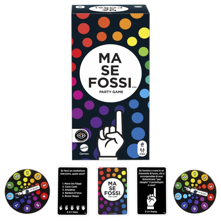 Jeu de Cartes Mattel HYB60 – Ma Se Fossi..., Fête pour Adultes - vue 3