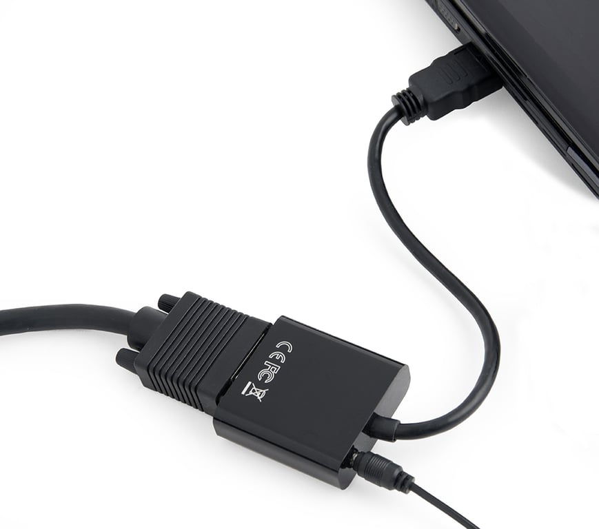 Gembird A HDMI VGA 03 câble vidéo et adaptateur 0 15 HDMI Type A Standard VGA D Sub Neuf - vue 3