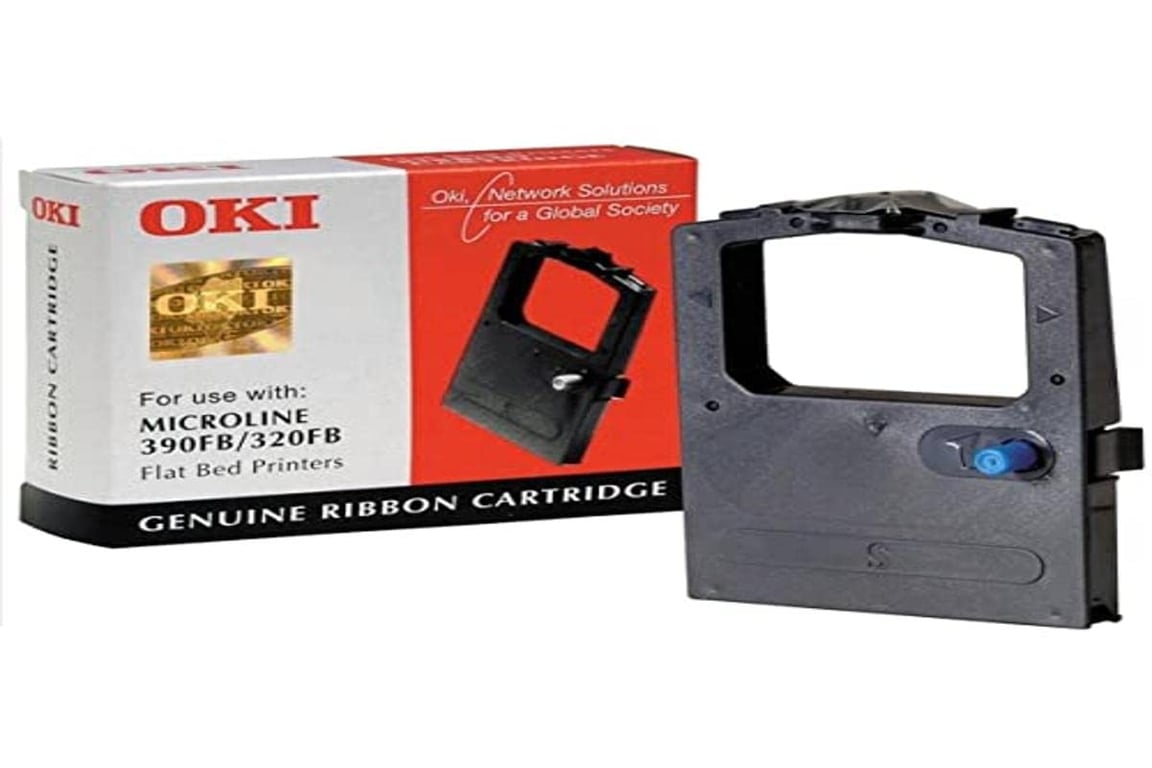 Oki MICROLINE 320FB, 390FB Ruban Encreur Noir 2m Characters - Oki