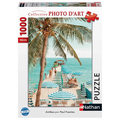 Nathan Puzzle 1000 pièces : Antibes - Paul Fuentes - Ravensburger - vue 4