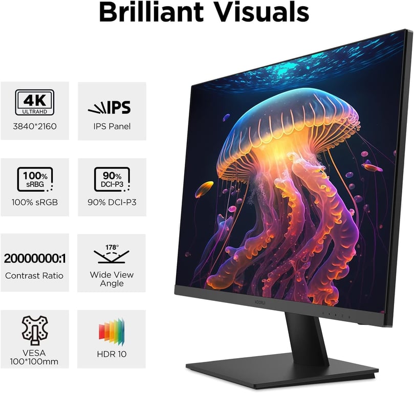 Ecran PC Gaming Koorui 25E3A 24 5 Full HD - vue 5