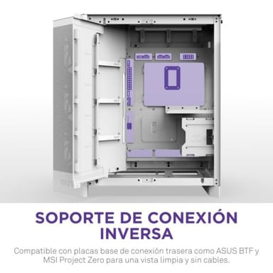 NZXT H9 Flow RGB Midi Tower Blanco