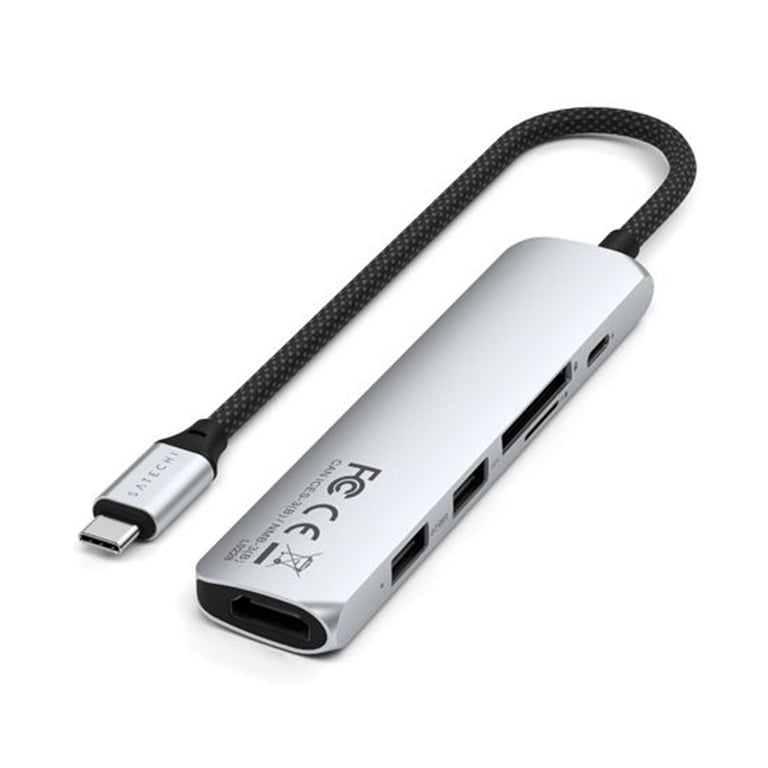 Hub USB C Multiport 6 en 1 Satechi ST P6SS - vue 2