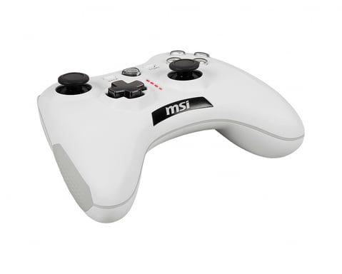 MSI Force GC20 V2 Blanco USB 2.0 Gamepad Analógico/Digital Android, PC