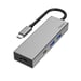 Hama 00200107 station d'accueil USB 3.2 Gen 1 (3.1 Gen 1) Type-C Anthracite, Gris