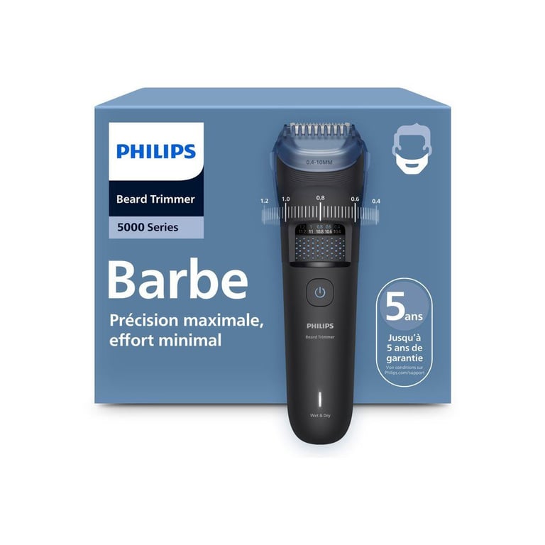 Tondeuse Barbe Philips BT5780/15 – 40 Réglages, Autonomie 1h40, Sans Fil - vue 8