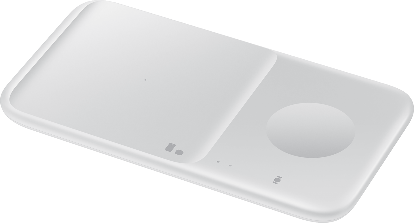 Chargeur induction Duo Watch Charge rapide 9W avec chargeur Blanc Samsung