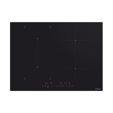 Schneider SCTI741N3S - Table induction 4 feux Noir