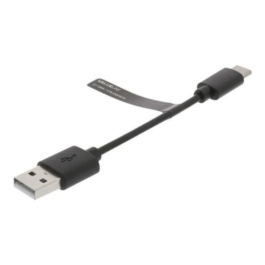 Nedis Adaptador USB USB (M) a USB-C (M) USB 2.0 10 cm negro