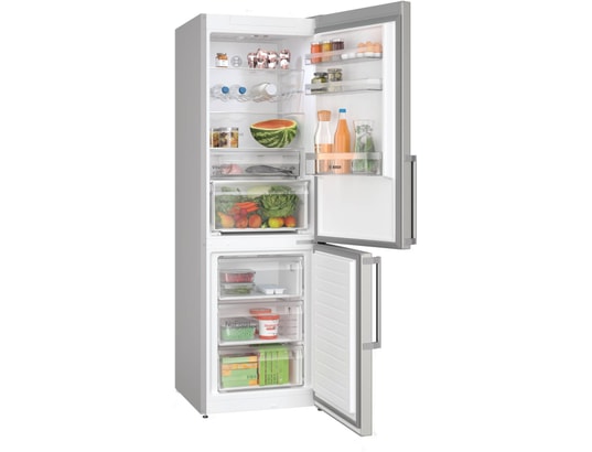 Bosch KGN367ICT Série 4 Réfrigérateur combiné pose libre 321 186 x 60 H x Inox anti trace de doigts - vue 6