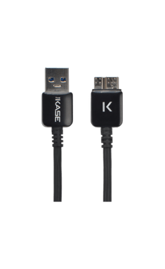 Câble USB 3.0 pour Samsung Galaxy Note 3/S5, Noir