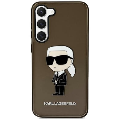 Funda Karl Lagerfeld Ikonik para Samsung Galaxy S23, negra
