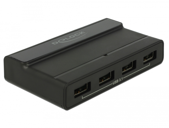 DeLOCK Externe Hub USB 3.1 4 ports avec 10 Gbps Neuf