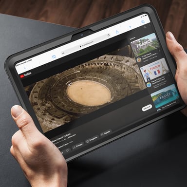 4smarts Stark 27,7 cm (10.9'') Coque Noir, Transparent