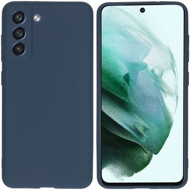 imoshion Coque Couleur pour Samsung Galaxy S21 FE - Bleu foncé
