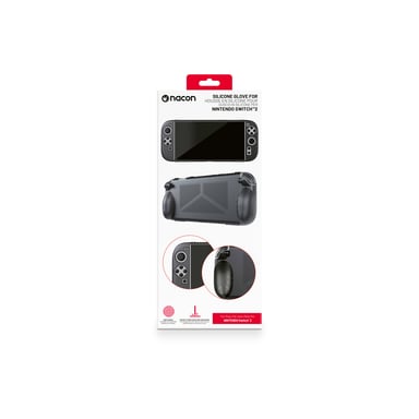 NACON SWITCHNEWGLOVEBLACK Housse de protection pour console de jeux portable Nintendo Silicone Noir