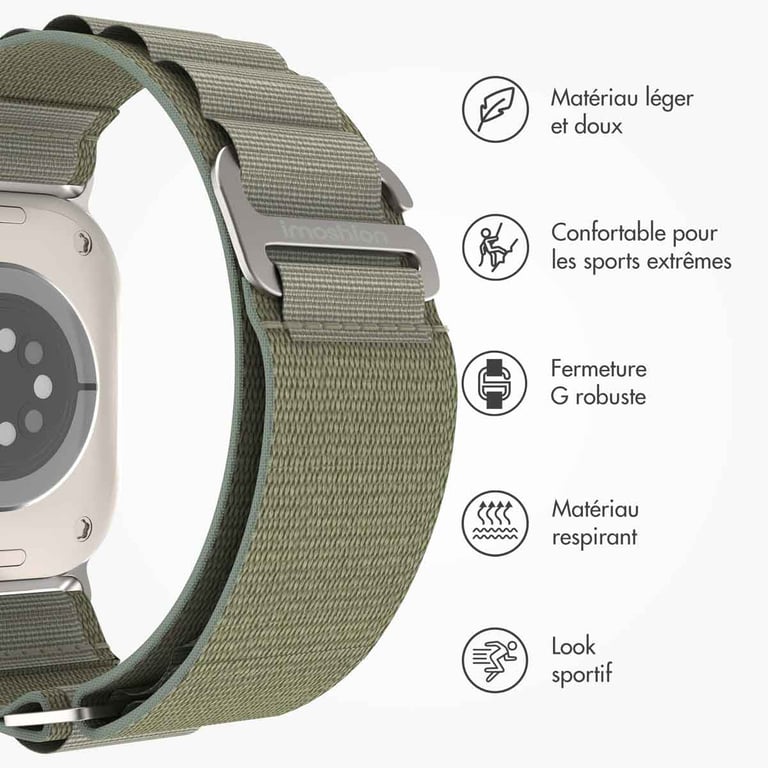 Bracelet Apple Watch 42mm Alpine - vue 3