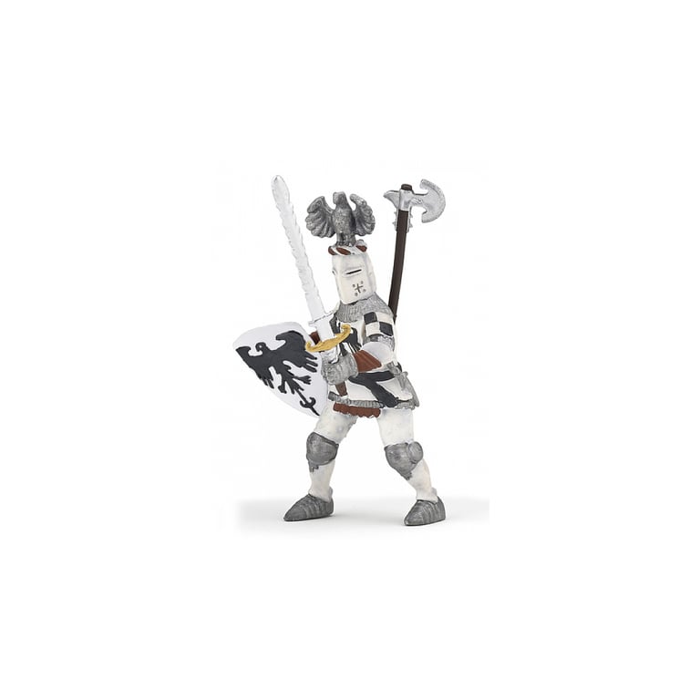 Figurine Chevalier avec Cimier Armure Royale pour Tournoi Neuf