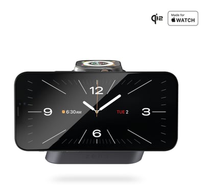 OtterBox Zens Nightstand Magnetic Wireless Charger Pro 2, Negro