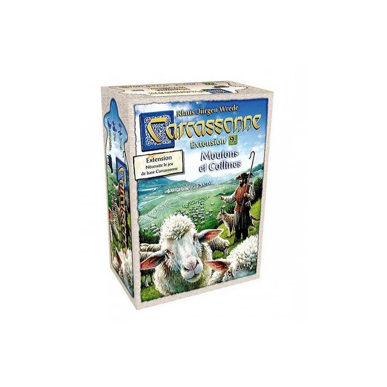 Extension Carcassonne : moutons et collines Asmodee - vue 3