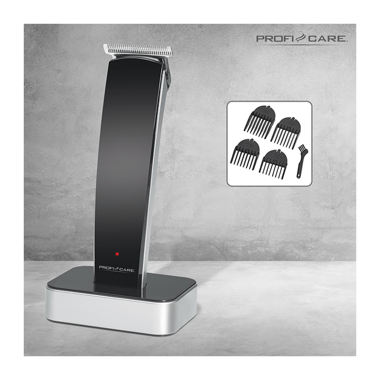 ProfiCare Tondeuse Professionnelle pour CheveuxBarbe Fonctionne sur Secteur Ou à Piles avec 8 Accessoires - vue 3
