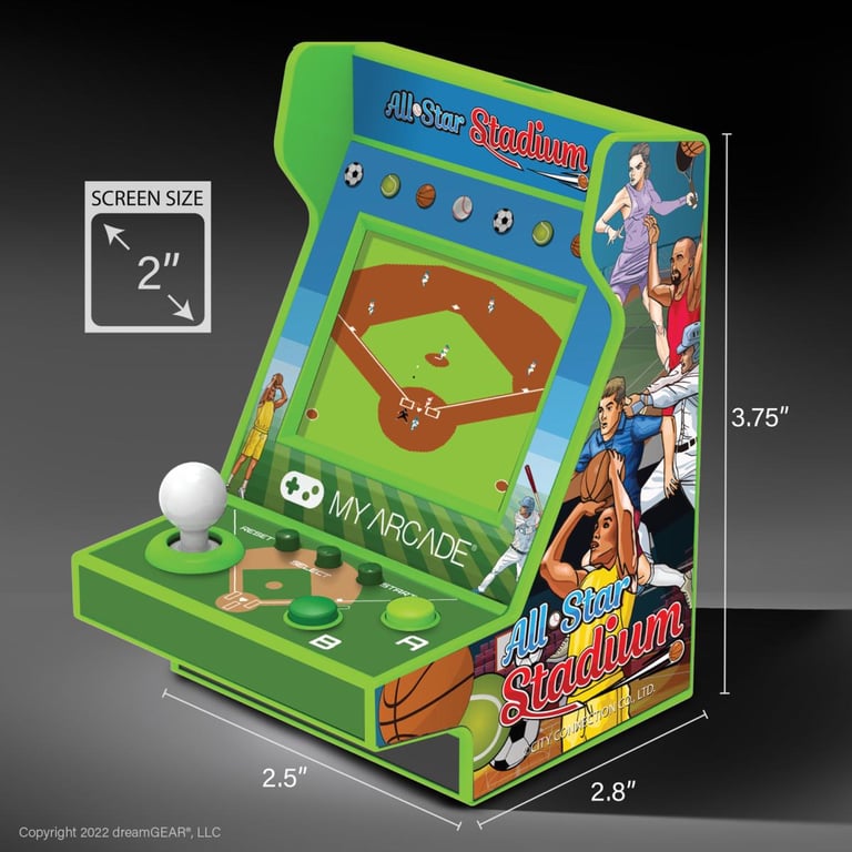 Console rétrogaming My Arcade Pico Player Portable Retro Arcade All Star Stadium - vue 2