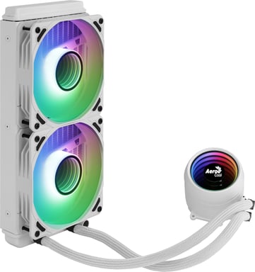 Aerocool Mirage L240 Processeur Refroidisseur de liquide tout-en-un Blanc 1 pièce(s)