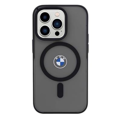 BMW Funda para iPhone 14 Pro Max a prueba de golpes compatible con MagSafe Negro