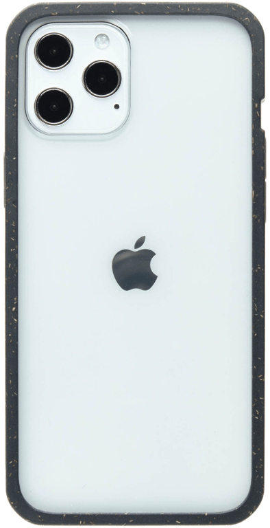 Pela Case Clear Eco-Friendly Case - iPhone 12 Pro Max, Noir