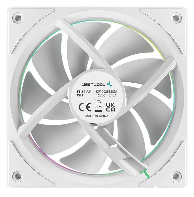 DeepCool FL12 SE WH 3 in 1 Boitier PC Ventilateur 12 cm 3 pièce - vue 3