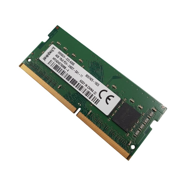 Barrette Mémoire 4Go RAM DDR4 Kingston 4Go 1Rx8 PC4 SO DIMM 9995624 HP24D4S7S8MB ACR24D4S7S8MB - vue 2