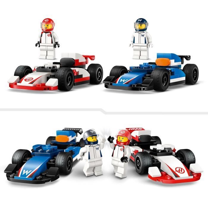 LEGO City Voitures de course de F1 Williams Racing et Haas F1 60464 - Neuf