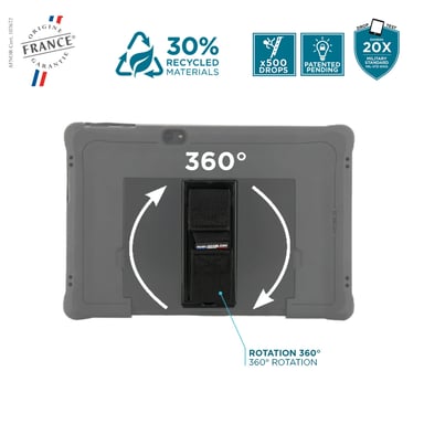 Mobilis ET51/56 25,6 cm (10.1'') Anti-chocs Noir