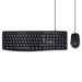 Ewent EW3005 clavier Souris incluse Bureau USB QWERTY Italien Noir