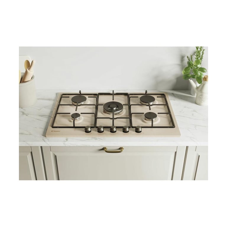 Plaque De Cuisson Candy CHW7AV4WGT – Gaz 5 Brûleurs - vue 3